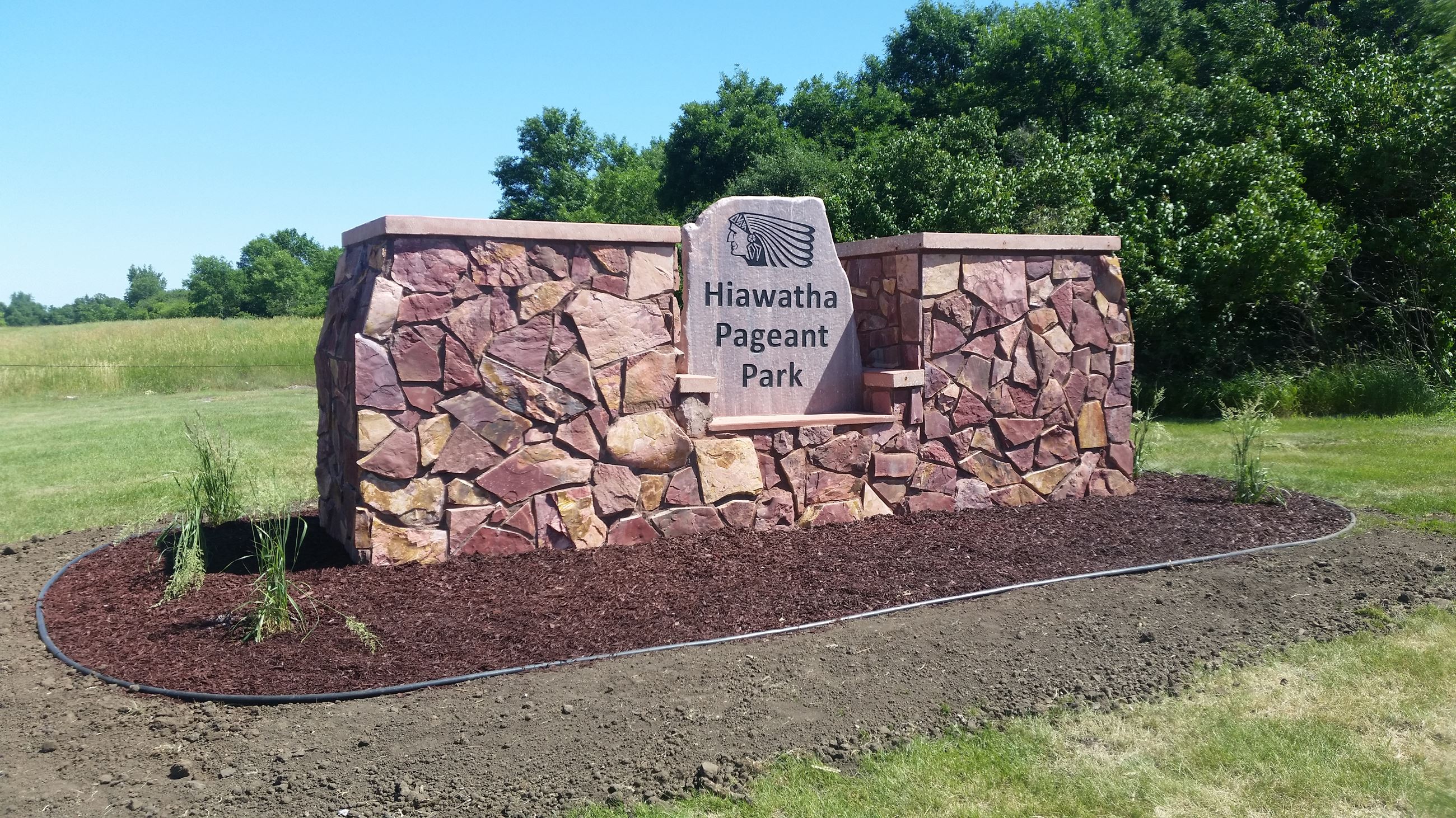 Hiawatha Pageant Park Entrance